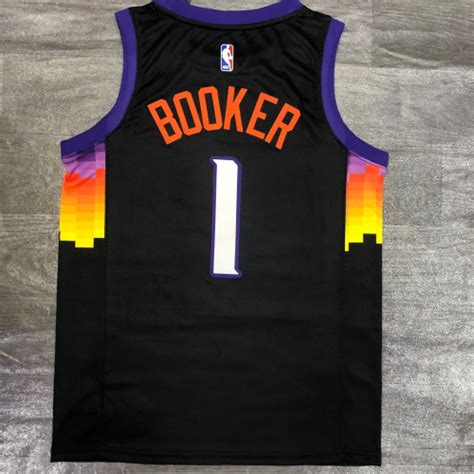 Phoenix suns jerseys & gear. Men's Phoenix Suns Devin Booker #1 Nike Black 2021 ...