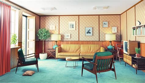 Relaxing Retro Style How To Decorate Your Living Room Like The 60s