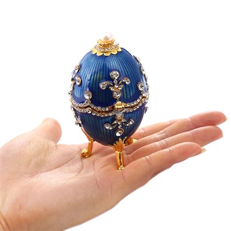 New Arrive Faberge Egg Home Decoration Accessories Red Color Easter Egg