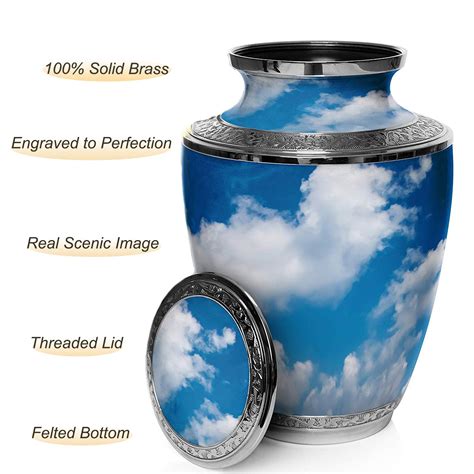 Personalized, beautiful pet cremation urns, dogs urns, cat urns and for other animals for ashes. Prime Preferred Choice Heavenly Clouds Cremation Urns for ...