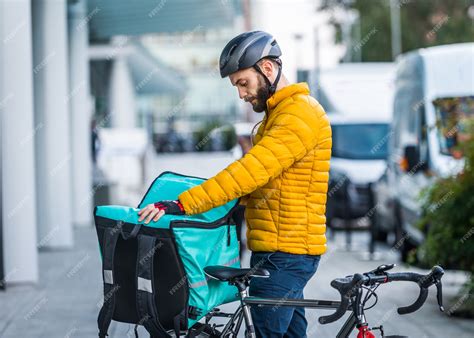 Premium Photo Food Delivery Service Rider Delivering Food To Clients