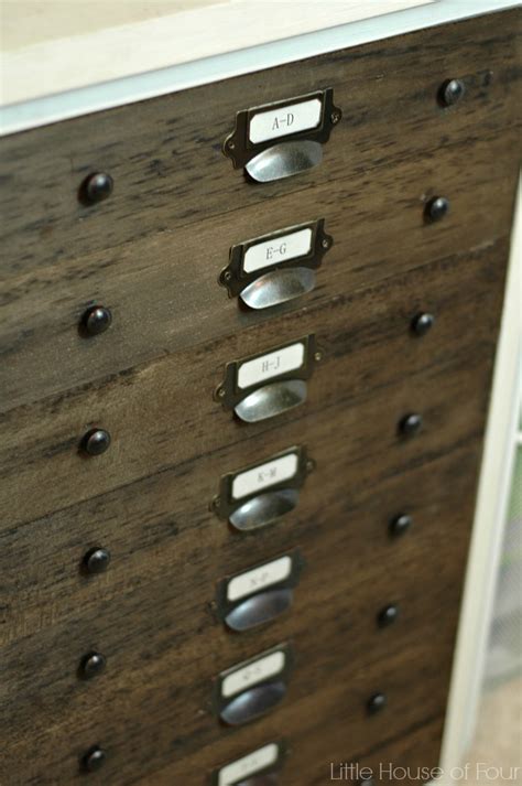 Antique file cabinet label holders and file cabinet handle. You Asked, I'm Answering {Metal Label Holders and Pulls ...