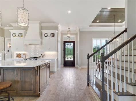 Entryway Into A Spacious Open Floor Plan Kitchen Remodel Design