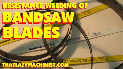 How To Weld Band Saw Blades By Resistance Welding How To Use A Band Saw Blade Welder Marc