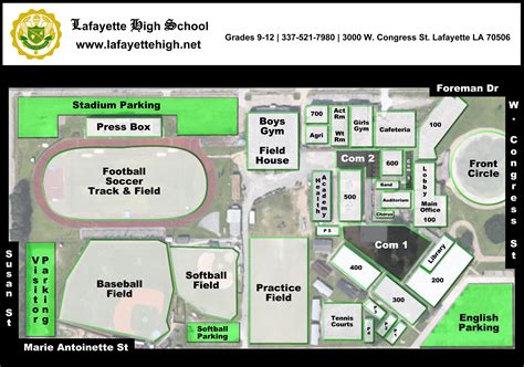 School Maps Lafayette High School Lafayette High School