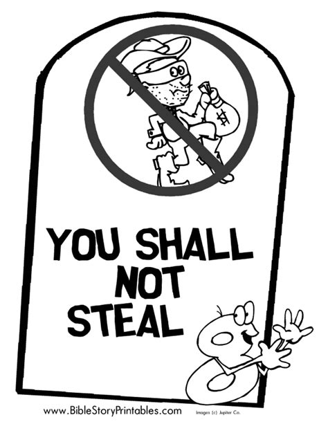 Do Not Steal Coloring Pages Coloring Pages