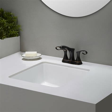 Elavo™ Ceramic Square Undermount Bathroom Sink With Overflow Wayfair