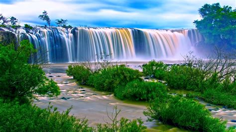 Landscape Waterfall Wallpaper 4k Search Image