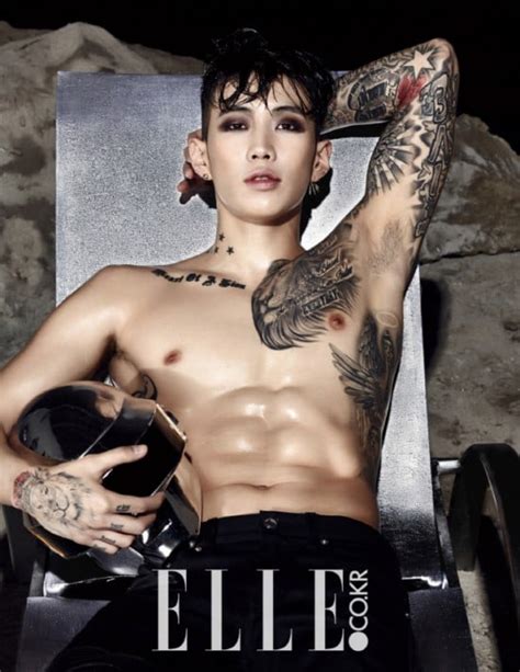 Jay Park Bares His Greased Up Chiseled Abs In Photoshoot With Elle Allkpop