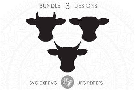 Cow Earrings Svg Cut File Cow Head Cow Face 946300 Cut Files