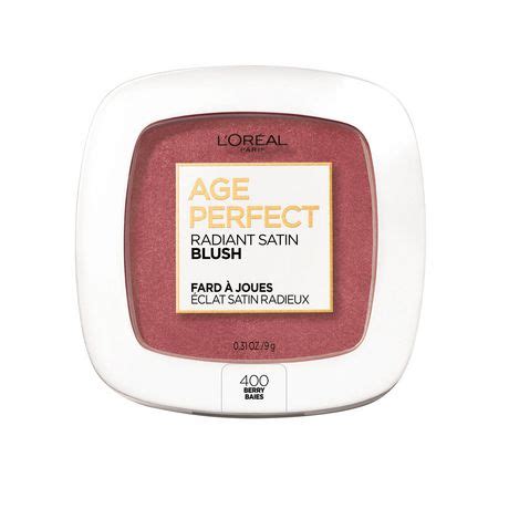 L Or Al Paris Age Perfect Radiant Mineral Satin Blush Camellia Oil Non Drying Berry Gr