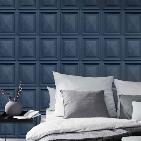 Navy Blue Bedroom Wallpaper Ideas