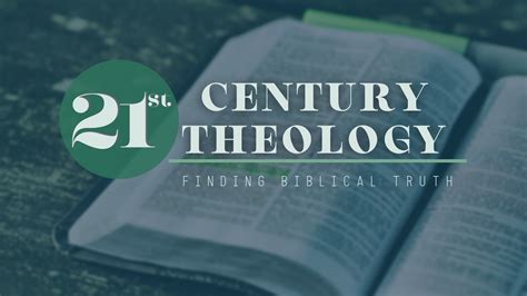 21st Century Theology — Crossings Community Church