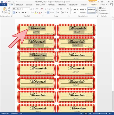 Aufkleber selbst gestalten etiketten gestalten etiketten für flaschen diy etiketten vintage etiketten glasflaschen etiketten selber drucken etiketten vorlagen kostenlos cricut der etiketten wahnsinn etiketten. Marmeladen-Etiketten anpassen: Wie man Texte gleichzeitig ...