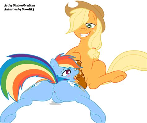 Rule 34 2014 Animal Genitalia Animated Anus Applejack Mlp Balls