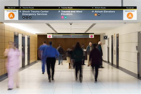 Wayfinding at University of Maryland Medical Center - C&G Partners