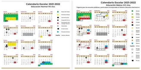 Calendario Escolar 2021 A 2022 Calendario Escolar 2021 2022 Gaceta
