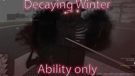Decaying Winter Ability Only Holdout Youtube
