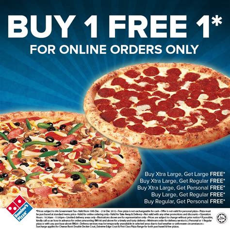 Domino's pizza llc 30 frank lloyd wright drive ann arbor, mi 48106 telephone number: I Love Freebies Malaysia: Promotions > Domino's Pizza Buy ...
