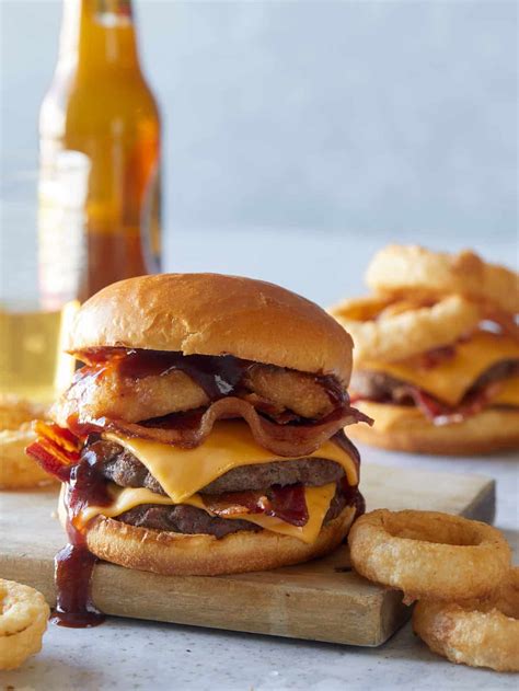 Bacon Western Double Cheeseburger Spoon Fork Bacon Recipe Double