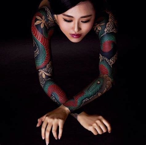 40 Attractive Sleeve Tattoos For Women — Tattoos On Women — Japanese Tattoo Women Sleeve