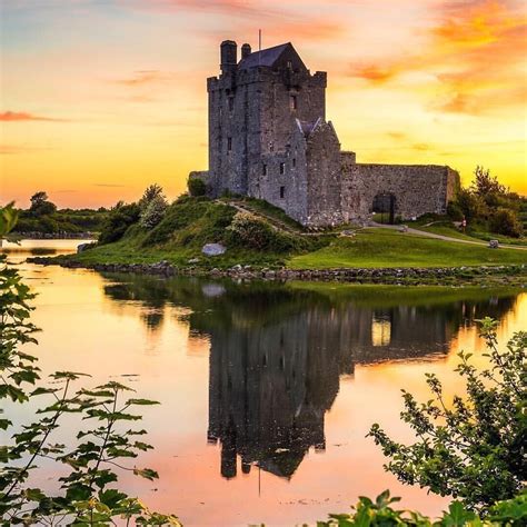 Dunguaire Castle Galway Ireland Ireland Landscape Nature Irish