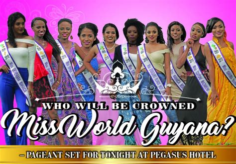who will be crowned miss world guyana guyana times