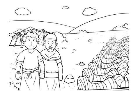 Books Of The Bible Joshua Coloring Pages Be Strong And Courageous