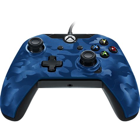 Pdp Wired Controller For Xbox One Blue Camo Xbox One