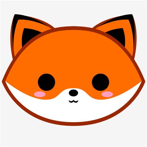 Fox Head Clipart Hd Png Cartoon Red Fox Head Fox Foxy Animal Png