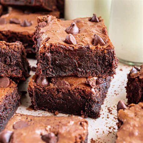 Chocolate Chip Brownies Recipe Shugary Sweets