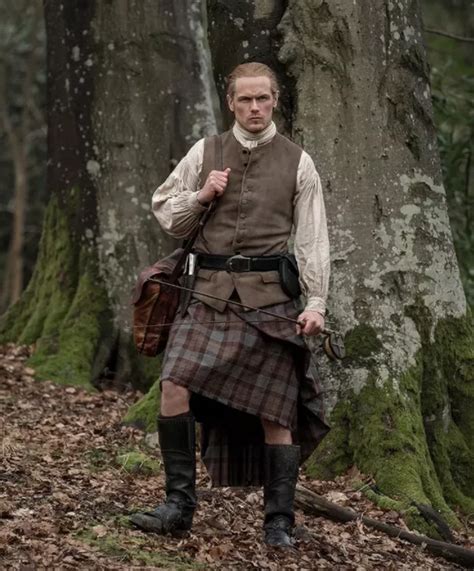 Sam Heughan Explains Why Jamie Was Wearing His Kilt To Go Fishing In