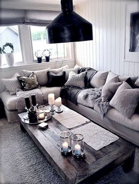 47 Charming Gray Living Room Design Ideas For Your Apartment Silver