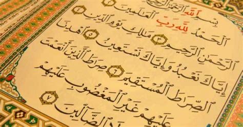 Surat Al Fatihah Arab Latin Dan Artinya Lengkap Dengan Keutamaan Membacanya