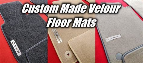 Custom Made Velour Floor Mats Customize Your Velour Mats