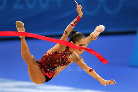 Irina Tchachina Rus Ribbon Rhythmic Gymnastics Gymnastics
