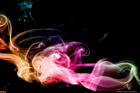 Rainbow Smoke Art 5 Hd Wallpapers