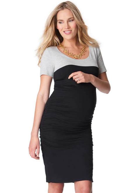 ruched bodycon maternity t shirt dress by seraphine
