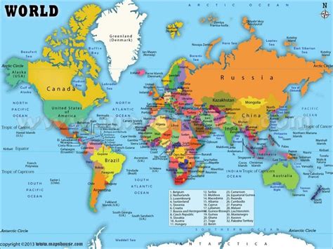 Free Printable World Map With Countries Labeled For Kids Printable Maps