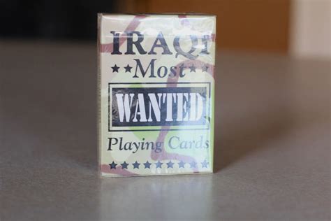 Iraqi Most Wanted Playing Cards Purpose Thrift