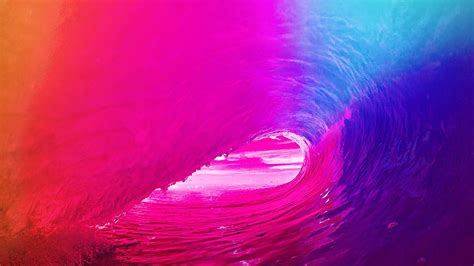 Ios9 Apple Wave Rainbow Sea Ocean Red Hd Wallpaper Pxfuel