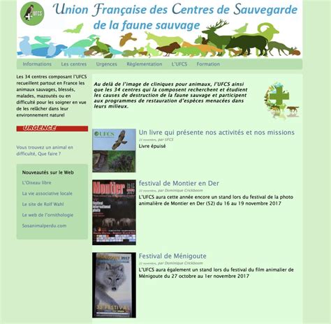 Union Française Des Centres De Sauvegarde De La Faune Sauvage Faune