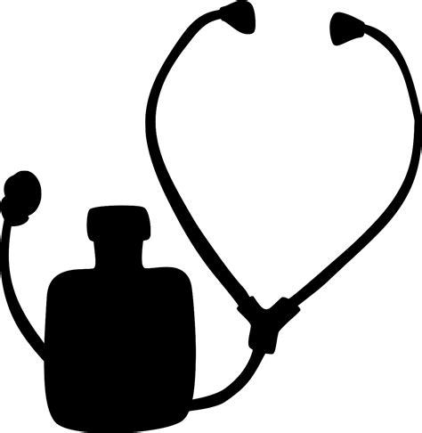Svg Stethoscope Doctor Hearing Medicine Free Svg Image And Icon