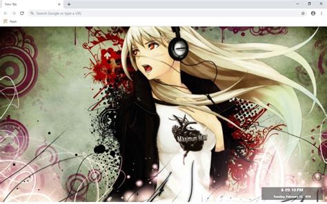 Anime Girl Full Hd Custom New Tab Chrome Web Store