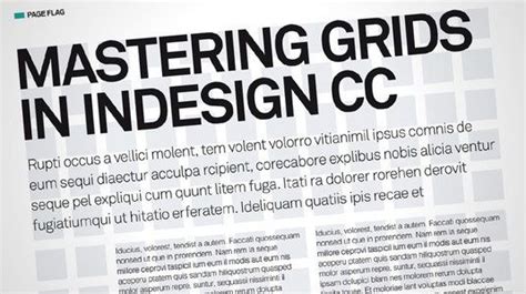 Mastering Grids In Indesign Cc Indesign Graphic Design Tips
