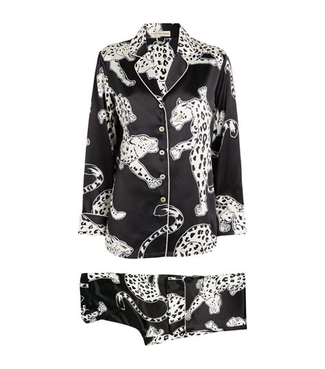 Womens Olivia Von Halle Multi Silk Lila Isla Pyjama Set Harrods Countrycode