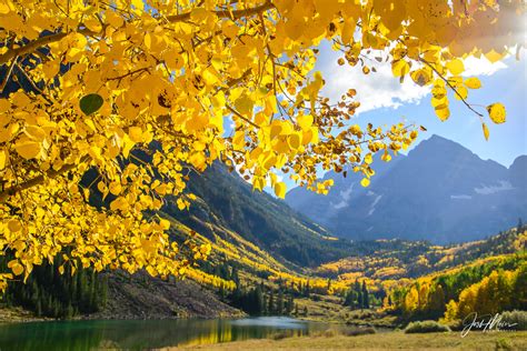 Autumn Maroon Bells White River National Forest Colorado Josh