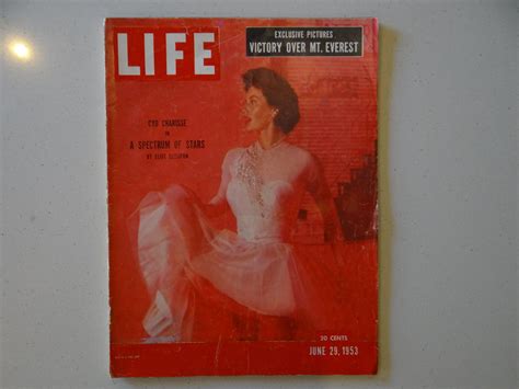 Life Magazine June Cyd Charisse In A Spectrum Of Etsy In Life Magazine Cyd