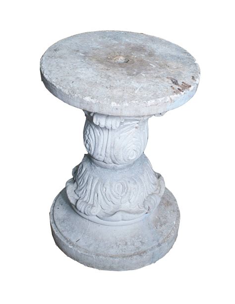 See more ideas about table base, table, table base design. Midcentury Concrete Pedestal Table Base with New Granite ...