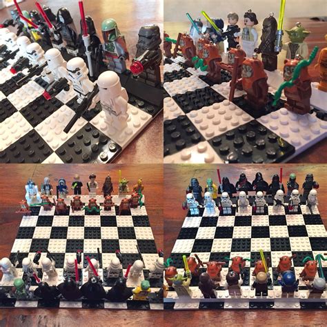 My Son And I Created Our Own Lego Star Wars Chess Set Diy